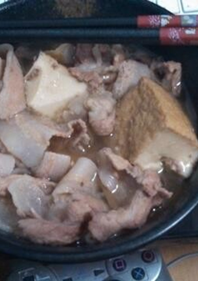 豚バラと厚揚げのダシ生姜煮-レシピのメイン写真