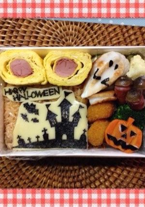 ハロウィン弁当-レシピのメイン写真