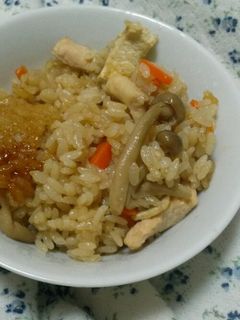 簡単♪ほっこり炊き込みご飯-レシピのメイン写真