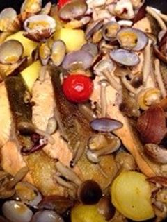 鮭とジャガイモの海鮮バター焼き-レシピのメイン写真
