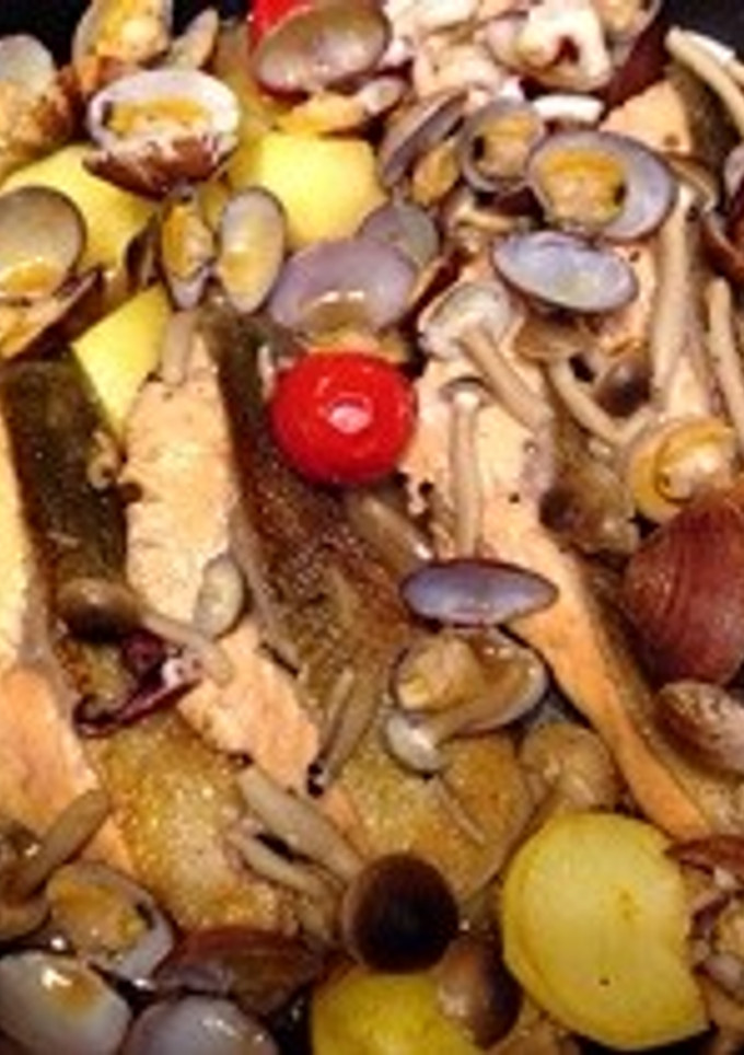 鮭とジャガイモの海鮮バター焼き-レシピのメイン写真