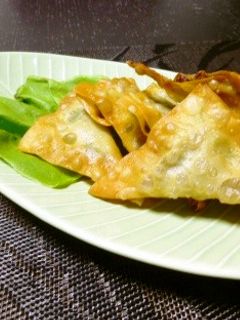 簡単 納豆揚げワンタン♪-レシピのメイン写真