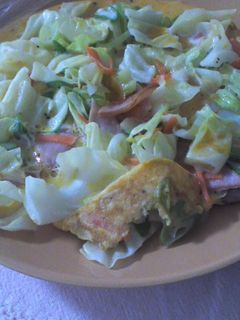 お好み焼き風オムレツ-レシピのメイン写真