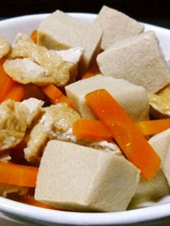 電子レンジで♪高野豆腐の煮物-レシピのメイン写真