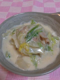白菜のあったかミルク煮-レシピのメイン写真
