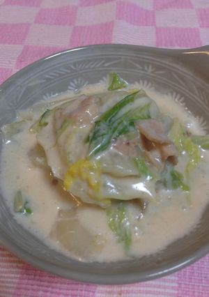白菜のあったかミルク煮-レシピのメイン写真