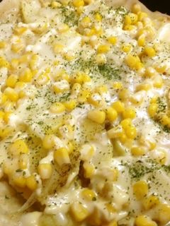 フライパンで♪じゃがマヨコーンピザ-レシピのメイン写真