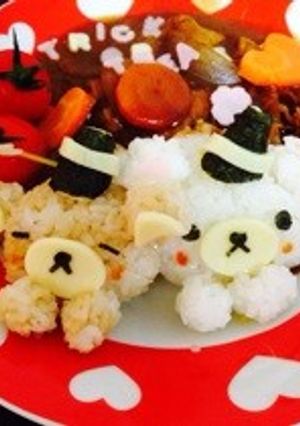 キャラカレー！リラックマ♥︎ハロウィン-レシピのメイン写真