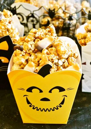 ハロウィン キャラメルポップコーン-レシピのメイン写真