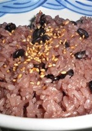 黒小豆♪で炊いてみた赤飯♡炊飯器ver-レシピのメイン写真