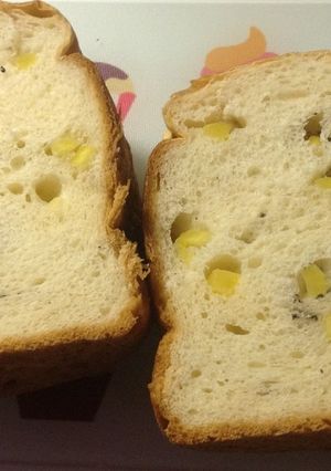 サツマイモと黒ごまのモチモチパン-レシピのメイン写真