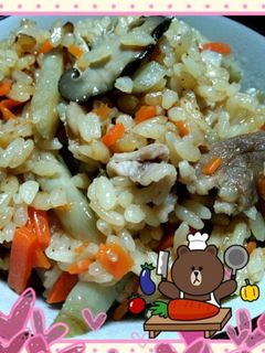 ☆簡単おいしい炊き込みご飯☆-レシピのメイン写真