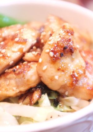 塩糀☆照焼きチキン丼-レシピのメイン写真