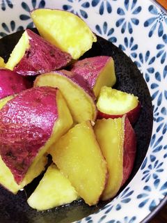 甘じょっぱ~白だしdeさつまいも煮-レシピのメイン写真