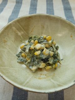 ほうれん草のマヨネーズ和え-レシピのメイン写真