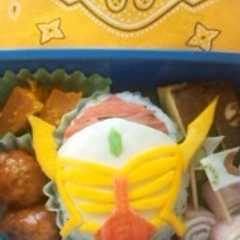 仮面ライダーガイム☆バロンのキャラ弁-レシピのメイン写真