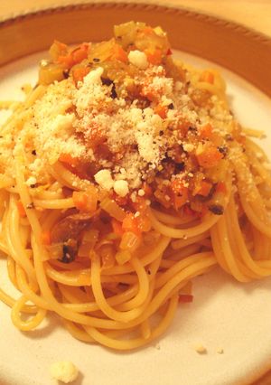 NOミートソースパスタ-レシピのメイン写真