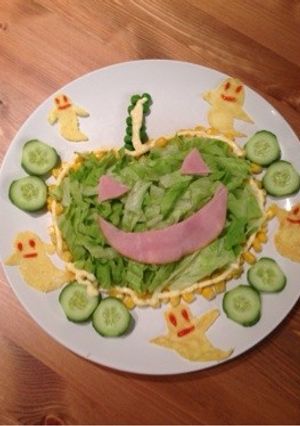 ハロウィンサラダ！-レシピのメイン写真