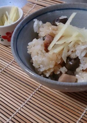 簡単！むかごとチャーシューのおこわ-レシピのメイン写真