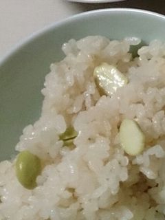 枝豆ふっくら♪枝豆ご飯-レシピのメイン写真