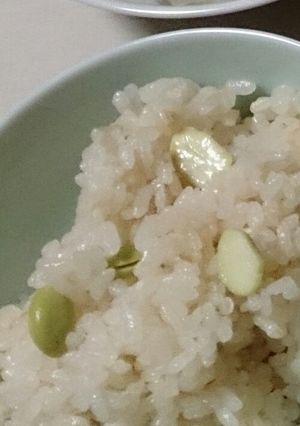 枝豆ふっくら♪枝豆ご飯-レシピのメイン写真