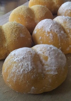 しっとりもちもち☆豆乳かぼちゃパン-レシピのメイン写真