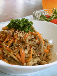 病気に勝つ!きんぴら和風パスタ-レシピのメイン写真