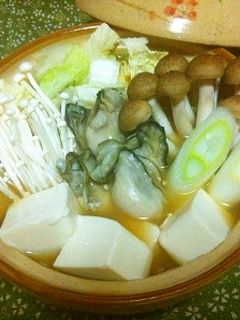 簡単☆一人鍋 ~味噌カキ鍋編~-レシピのメイン写真