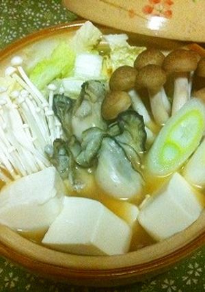簡単☆一人鍋　～味噌カキ鍋編～-レシピのメイン写真