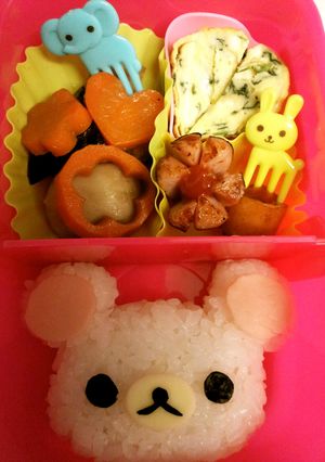 保育園児のお弁当②コリラックマ-レシピのメイン写真