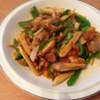 鶏もも肉ピリ辛炒め中華風