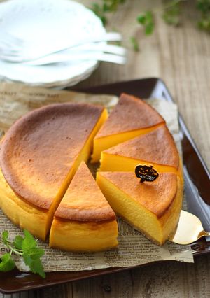 パンプキン♡チーズケーキ-レシピのメイン写真
