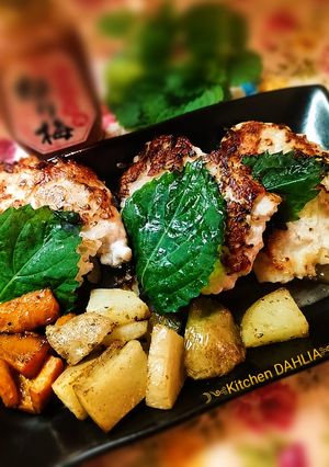 【高たんぱく!】しそ香る🌿ささみバーグ♪低脂質✨-レシピのメイン写真