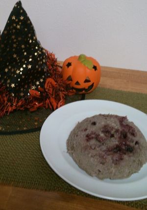 簡単♪不気味なレンジケーキ☆ハロウィンに-レシピのメイン写真
