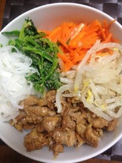 ビビンバ☆韓国風五目混ぜ御飯-レシピのメイン写真