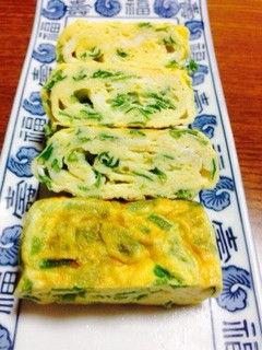 ニラ入り卵焼き-レシピのメイン写真
