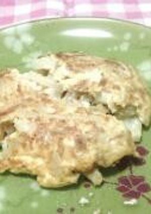 ツナで変わりお好み焼き風-レシピのメイン写真