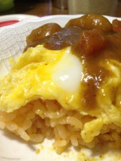 きよダルマさんちのカレーオムライス!-レシピのメイン写真