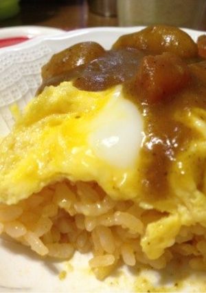 きよダルマさんちのカレーオムライス！-レシピのメイン写真