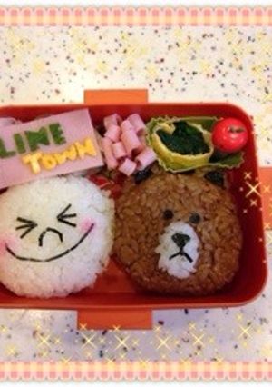 LINE TOWNキャラ弁-レシピのメイン写真
