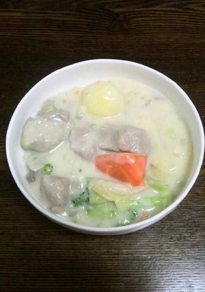 豆乳入り(^-^)体に優しいシチュー-レシピのメイン写真