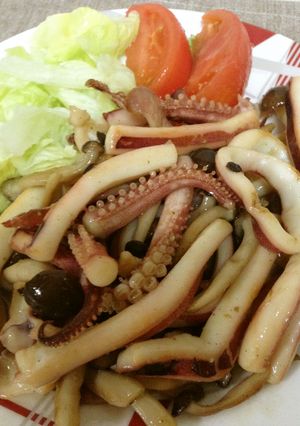 イカとキノコのソテー*バジル風味-レシピのメイン写真