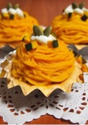 野菜スイーツ★大人のかぼちゃモンブラン-レシピのメイン写真