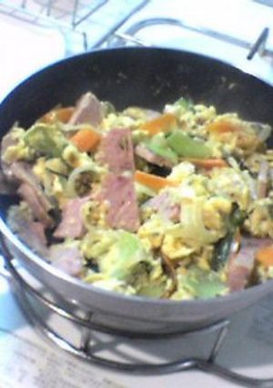 ちんげん菜チャンプルー Champuru-レシピのメイン写真