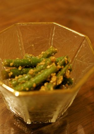 こども大好き☆いんげん胡麻和え中華風-レシピのメイン写真