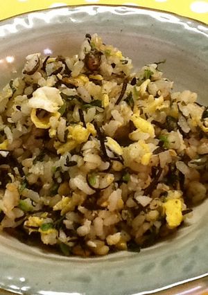 鉄分たっぷり‼︎ひじき＆ほうれん草炒飯-レシピのメイン写真