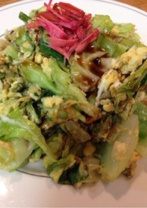 簡単美味しいキャベツ卵-レシピのメイン写真