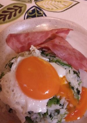 簡単カフェごはん☆ほうれん草ライス-レシピのメイン写真