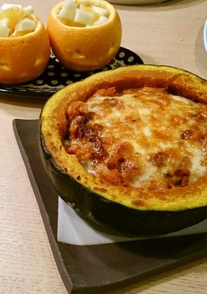 ☆カボチャの丸ごとグラタン☆-レシピのメイン写真