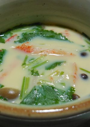 黄金比 フライパンで茶碗蒸し どすぇ-レシピのメイン写真